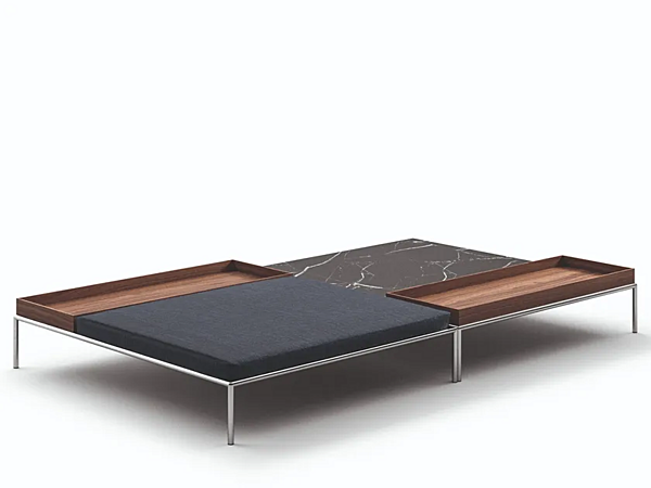 Rectangular side table in wood CASSINA MEX HI factory CASSINA from Italy. Foto №1