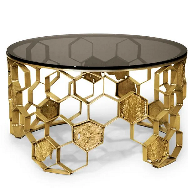Round Brass Coffee Table BRABBU Manuk factory BRABBU from Italy. Foto №2