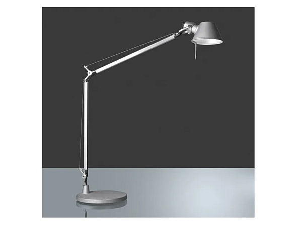 Aluminium Desk Lamp with Swing Arm Artemide Tolomeo Midi A0151W00, A015100 factory Artemide from Italy. Foto №2