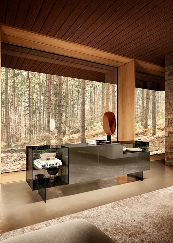 Glass sideboard 36E8 by LAGO factory LAGO from Italy. Foto №2