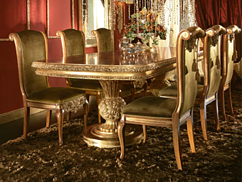 Rectangular wooden table Royal A.R. Arredamenti 706