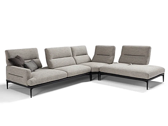 Corner fabric sofa Feng Egoitaliano factory Egoitaliano from Italy