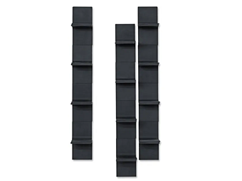 Modular bookcase in wood Hugo Baxter factory BAXTER from Italy