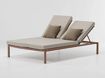 Recliner garden bed with soft back KETTAL Landscape