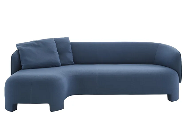 Three-seater fabric sofa with chaise longue LIGNE ROSET Taru factory LIGNE ROSET from Italy. Foto №1