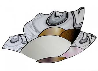 Mirror  SIGNORINI COCO & C. WONDERLAND 00038L factory DAYTONA (by Signorini&Coco) from Italy