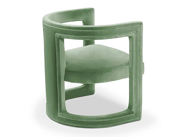 Upholstered velvet armchair Rukay BRABBU factory BRABBU from Italy. Foto №3
