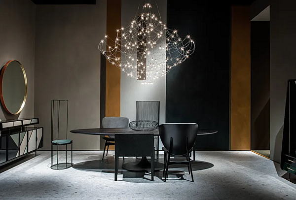 Pendant lamp Q2 BAXTER metal design factory BAXTER from Italy. Foto №4