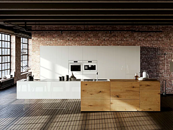 Kitchen with island Wildwood 1088 LAGO 36E8 Kitchen with island Wildwood 1088 LAGO 36E8 factory LAGO from Italy