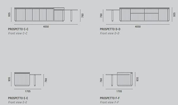 Custom Walnut Kitchen with Island Old Line Glamour 2.0 factory Oldline from Italy. Foto №13