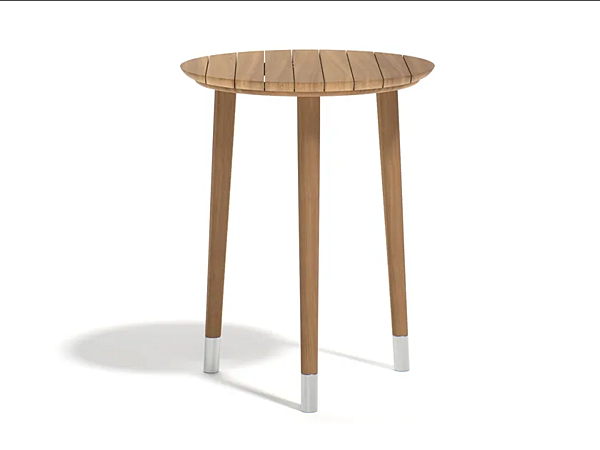 Round teak side table Medusa Atmosphera MU.SR. factory ATMOSPHERA from Italy. Foto №1