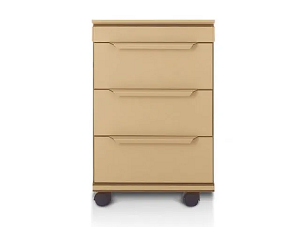 Tanned Leather Office Drawer Unit with Castors i 4 Mariani Paso Doble factory i 4 Mariani from Italy. Foto №1