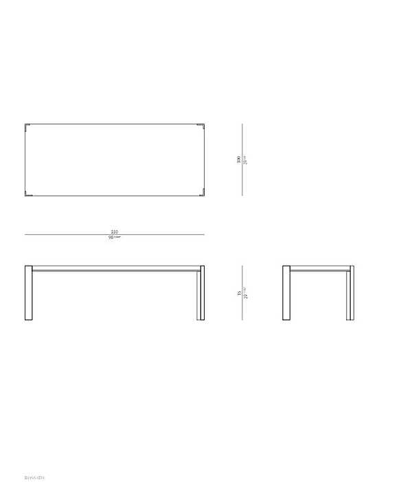 Table ROSSATO RHC-20 factory ROSSATO from Italy. Foto №7