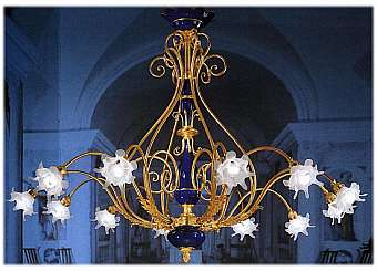 Chandelier FBAI 4300/12 factory FBAI from Italy