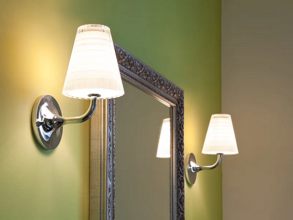 Crystal wall lamp Fabbian Flow collection factory Fabbian from Italy. Foto №5