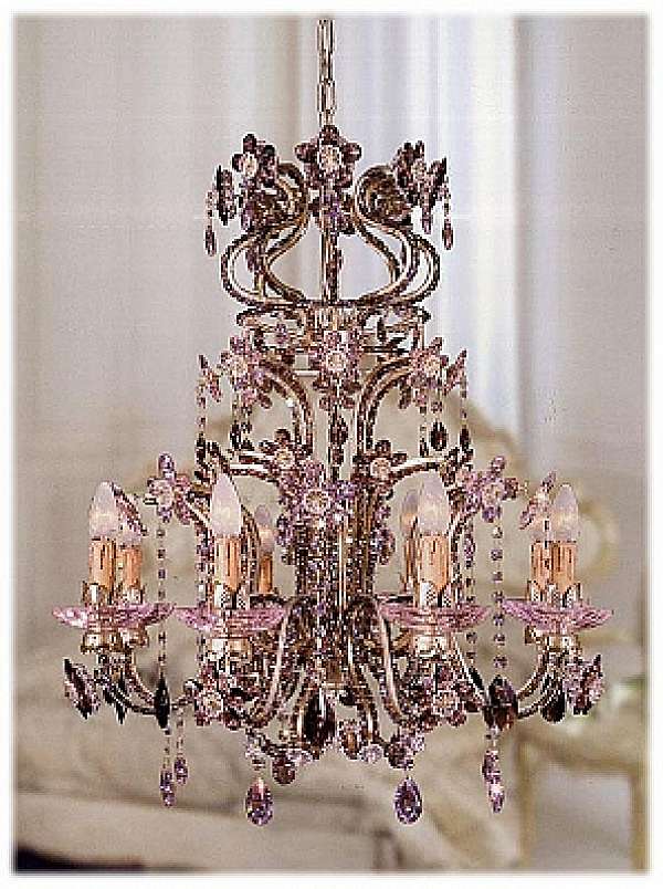 Chandelier MECHINI L149/8 factory MECHINI from Italy. Foto №1