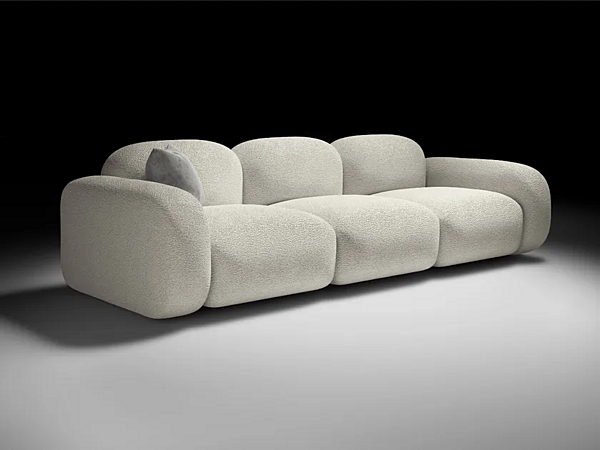 Fabric sofa with upholstered back CASA +39 STONE EST002, EST003 factory ENCORE (by CASA +39) from Italy. Foto №1