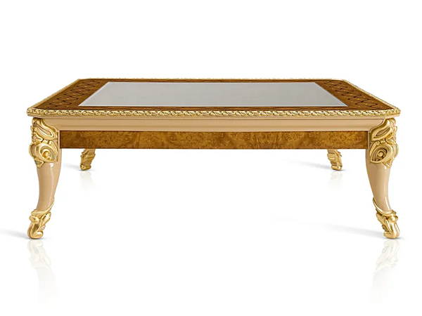 Square coffee table in wood A.R. Arredamenti Harmony 328 factory A.R.ARREDAMENTI SRL from Italy. Foto №1