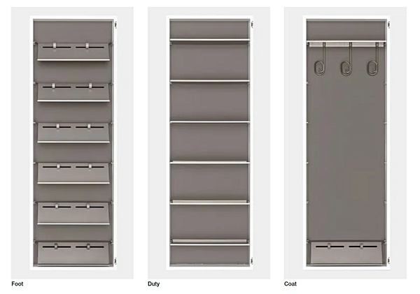 Aluminium wall cabinet with mirrored door Kristalia factory Kristalia from Italy. Foto №15