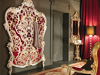 Wall Mounted Solid Wood Coat Rack Modenese Luxury Interiors 11623 factory MODENESE GASTONE from Italy