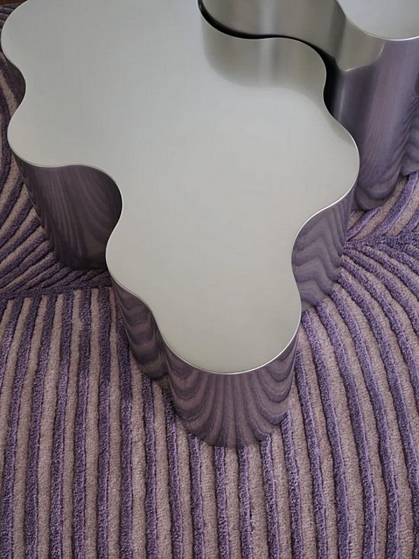 Coffee table rigid polyurethane Teatro Magico low Saba factory SABA from Italy. Foto №5