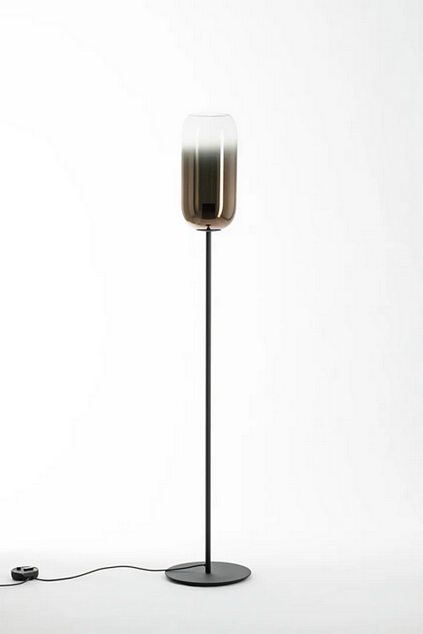 LED floor lamp made of blown glass Gople Artemide factory Artemide from Italy. Foto №6