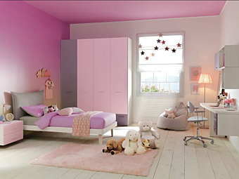 Wooden bedroom set KC311 Moretti Compact factory MORETTI  COMPACT from Italy