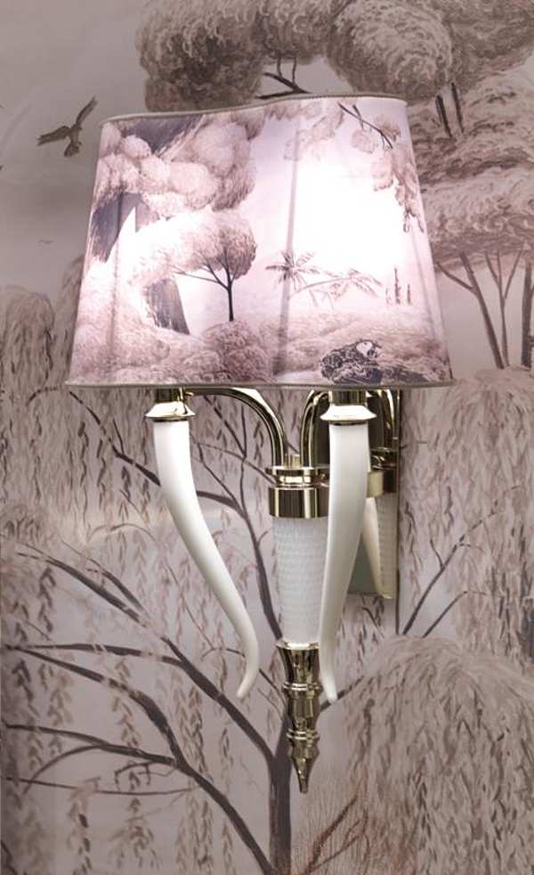 Two-arm sconce VISIONNAIRE (IPE CAVALLI) ESMERALDA factory VISIONNAIRE (IPE CAVALLI) from Italy. Foto №4