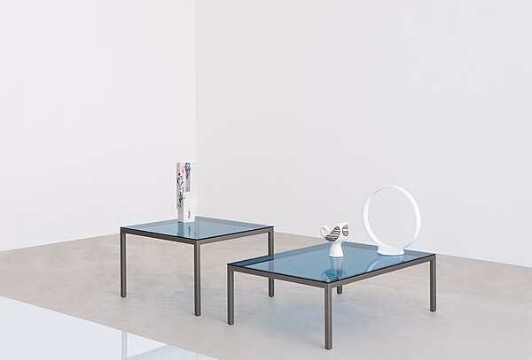 Coffee table DESALTO Helsinki 30 Small Table - glass top factory DESALTO from Italy. Foto №7