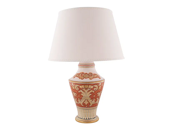 Handmade ceramic table lamp Lustro Impero L_Antica Deruta LI/1123/45 factory L'Antica Deruta from Italy. Foto №1