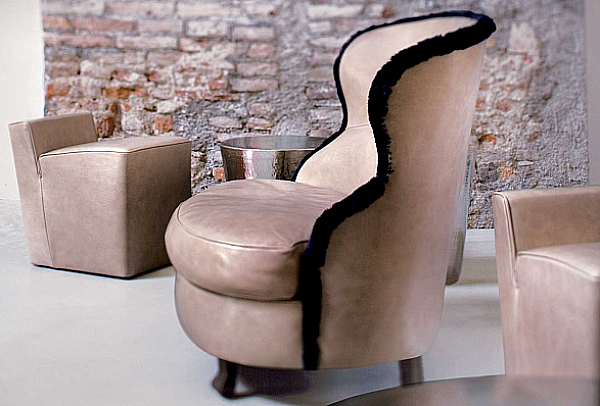 Armchair BAXTER SELLERINA XL factory BAXTER from Italy. Foto №1