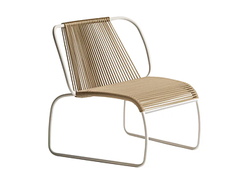 Stackable Nautical Rope Armchair Potocco Tibes 945 L 945/L