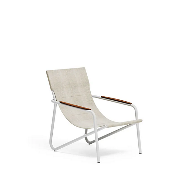 Aluminium deck chair with armrests Atmosphera Zante factory ATMOSPHERA from Italy. Foto №18