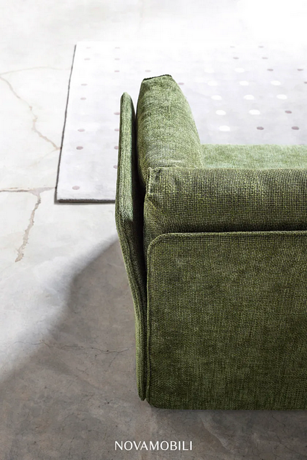 Modular sofa with upholstered back NOVAMOBILI Smuk Sofa factory NOVAMOBILI from Italy. Foto №3