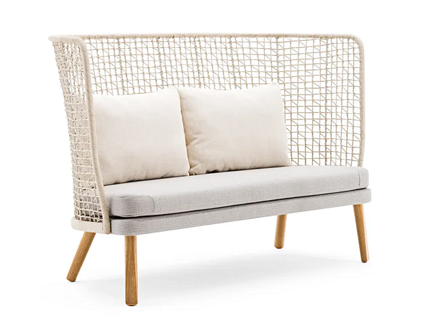 2-seater high back garden sofa with soft back VARASCHIN EMMA 23644 factory VARASCHIN from Italy. Foto №1