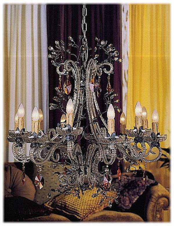 Chandelier MECHINI L256/12 factory MECHINI from Italy. Foto №1