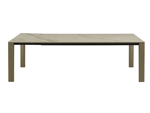 Extending Rectangular Dining Table Porcelain Stoneware LIGNE ROSET Naia 005BFY1S factory LIGNE ROSET from Italy. Foto №2