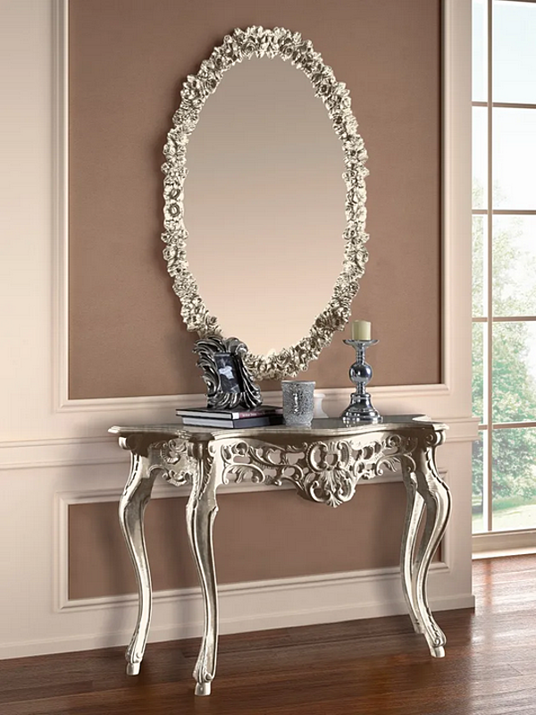 Oval Wall Mounted Mirror CASA +39 Prestige 901 factory CASA +39 from Italy. Foto №2