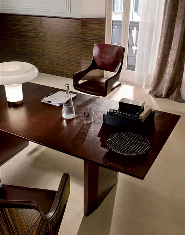 L-shaped wooden executive desk with drawers I 4 Mariani Symetria factory i 4 Mariani from Italy. Foto №7