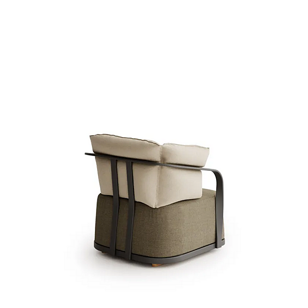 Fabric garden armchair with removable cover and armrests Atmosphera Tango TG.PL factory ATMOSPHERA from Italy. Foto №8