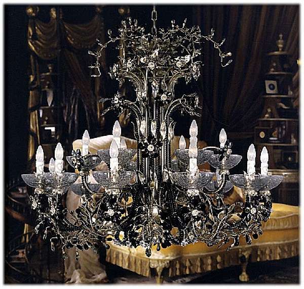 Chandelier MECHINI L106/18DC factory MECHINI from Italy. Foto №1