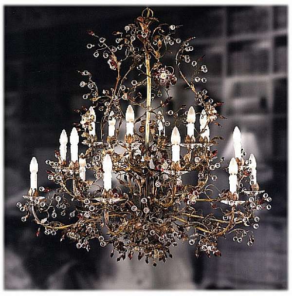 Chandelier MECHINI L241/18DC factory MECHINI from Italy. Foto №1