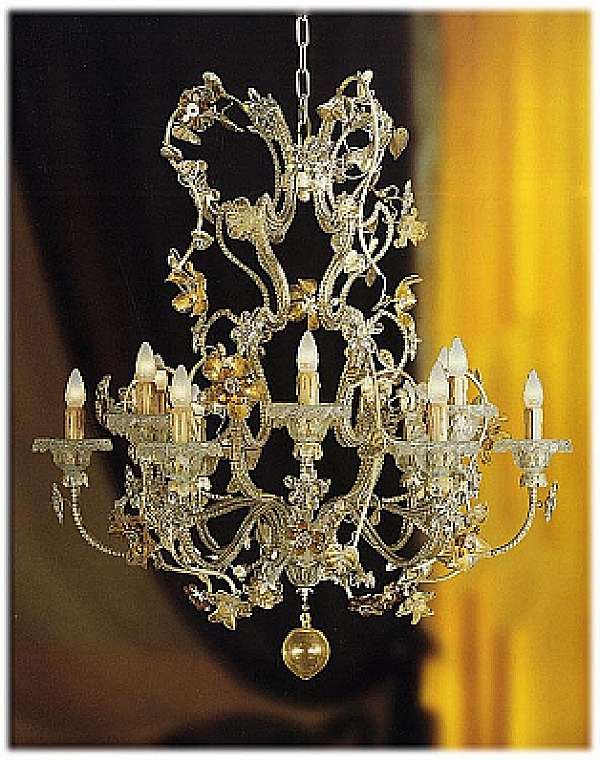 Chandelier MECHINI L105/12 factory MECHINI from Italy. Foto №1