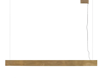 Pendant lamp made of metal with unique design BAXTER Blade