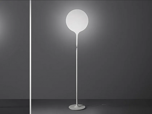 Blown Glass Floor Lamp Artemide Castore factory Artemide from Italy. Foto №1