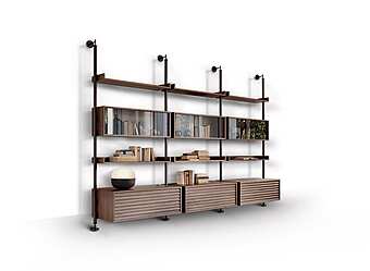 Bookcase PORADA Ubiqua factory PORADA from Italy