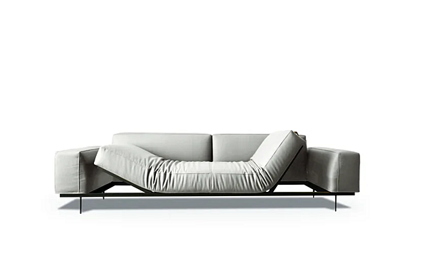 Sectional recliner sofa fabric or leather VIBIEFFE 535 Sit Up factory VIBIEFFE from Italy. Foto №7