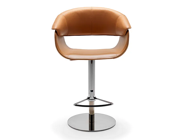 Leather stool with gas lift FASEM Airlux Airlux Bar BT factory FASEM from Italy. Foto №7