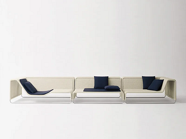 Sectional modular garden sofa island PAOLA LENTI outdoor fabric factory PAOLA LENTI from Italy. Foto №2