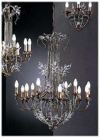 Chandelier MECHINI L195/12 factory MECHINI from Italy